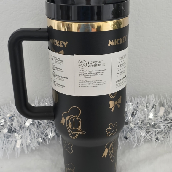 Stanley Black and Gold Quencher H2.0 Tumbler - Picture 2 of 2